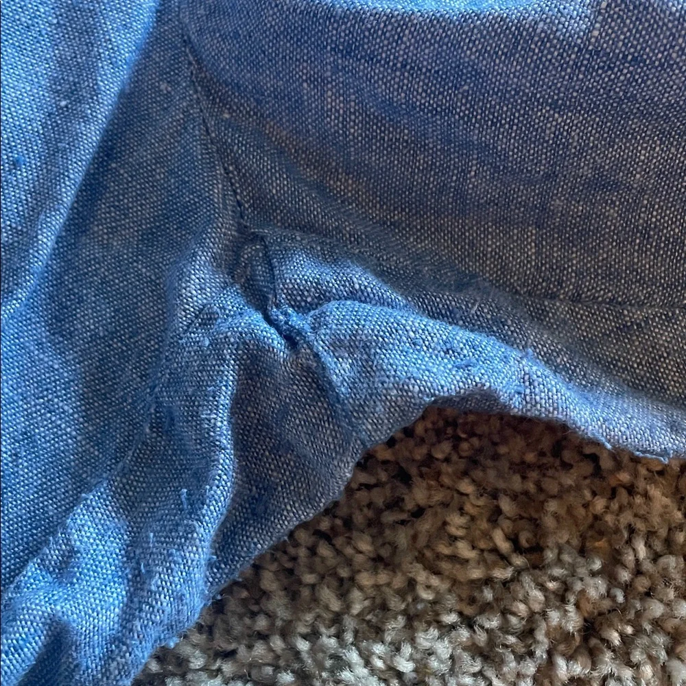 Talbots Light Blue Linen Chinos